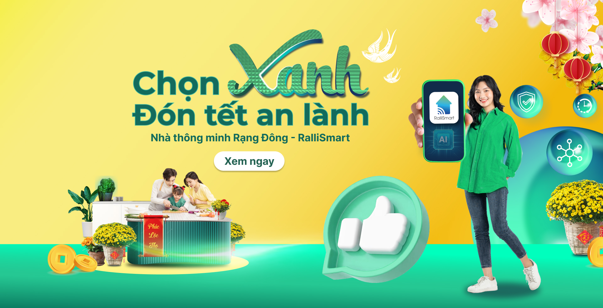 Đón Tết An Lành Với Công Tắc Thông Minh Rạng Đông – X2 Ưu đãi với chương trình đồng giá 469K